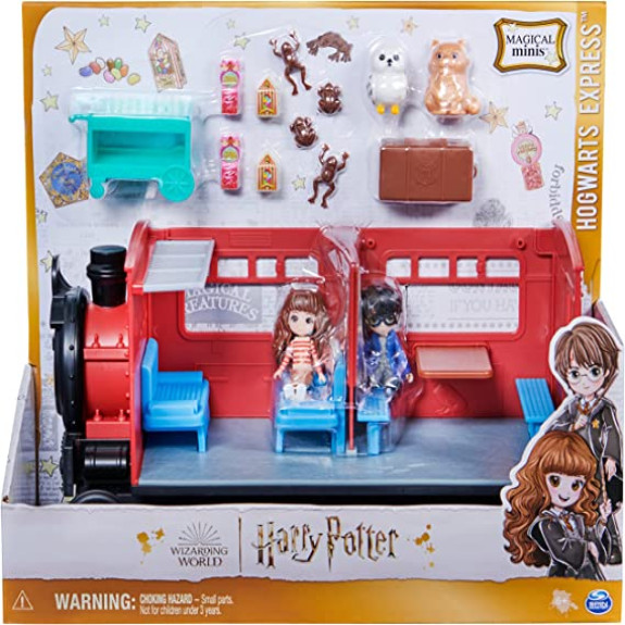 WW Magical Mini Hogwarts Express Train Playset-Hermione & Harry
